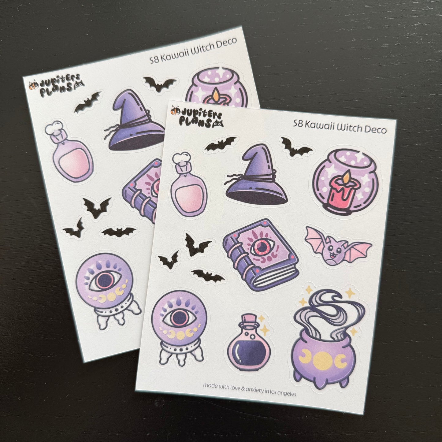 Kawaii Witch Decorative Sticker Sheet