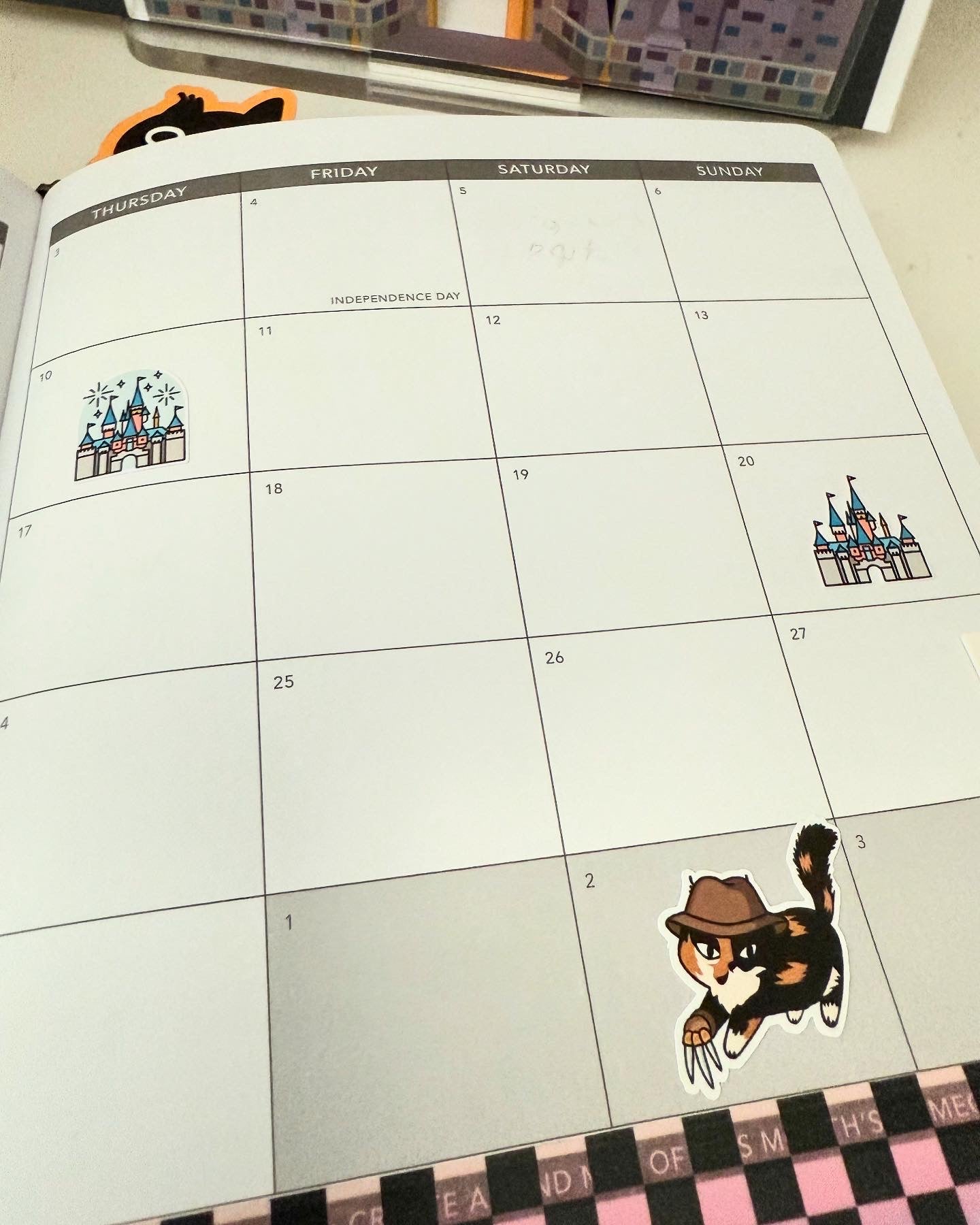 Disney Castle Sticker Sheets | Cute Doodle Icon Planner Stickers for Disneyland 70th Anniversary, Sleeping Beauty Castle Journal, Scrapbook