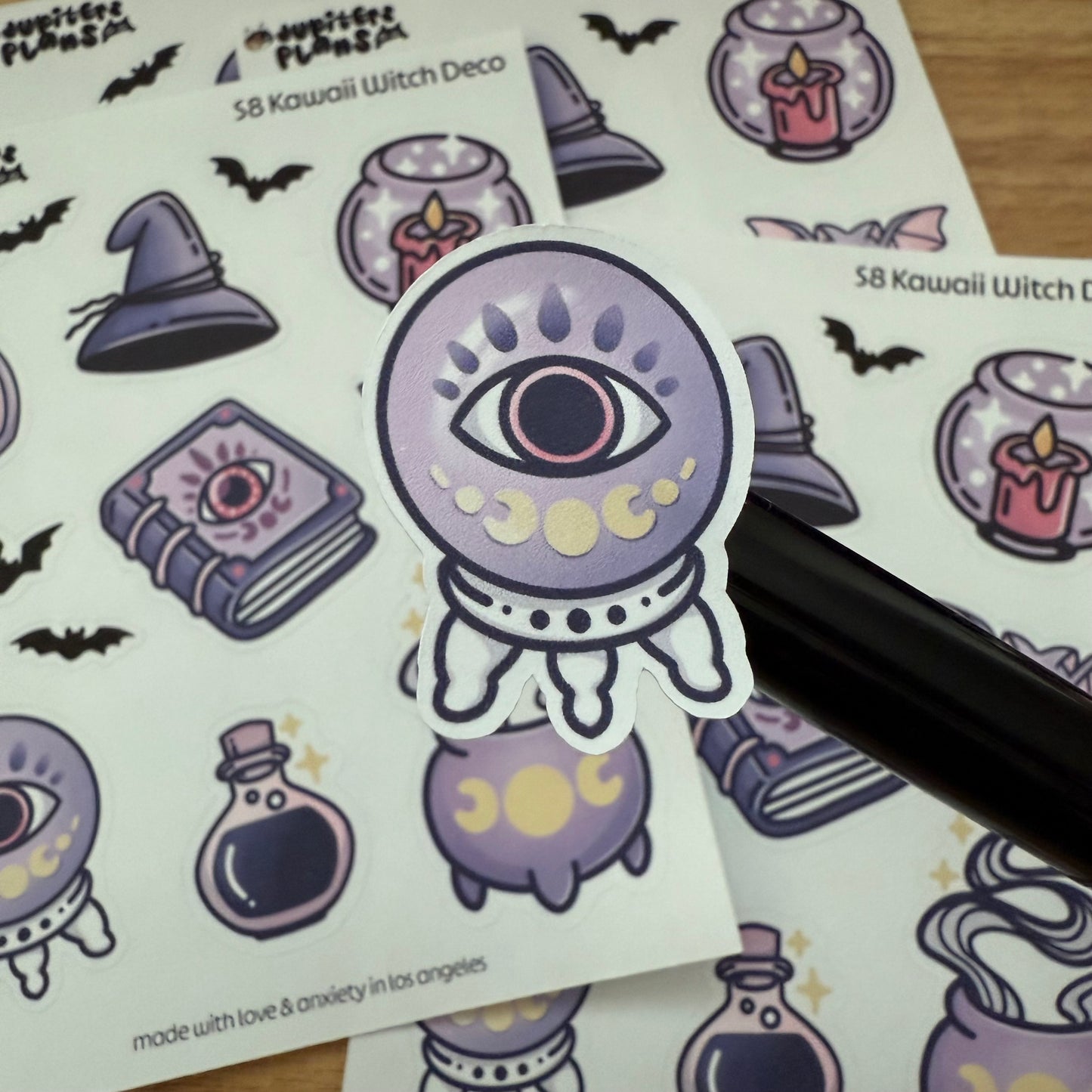 Kawaii Witch Decorative Sticker Sheet