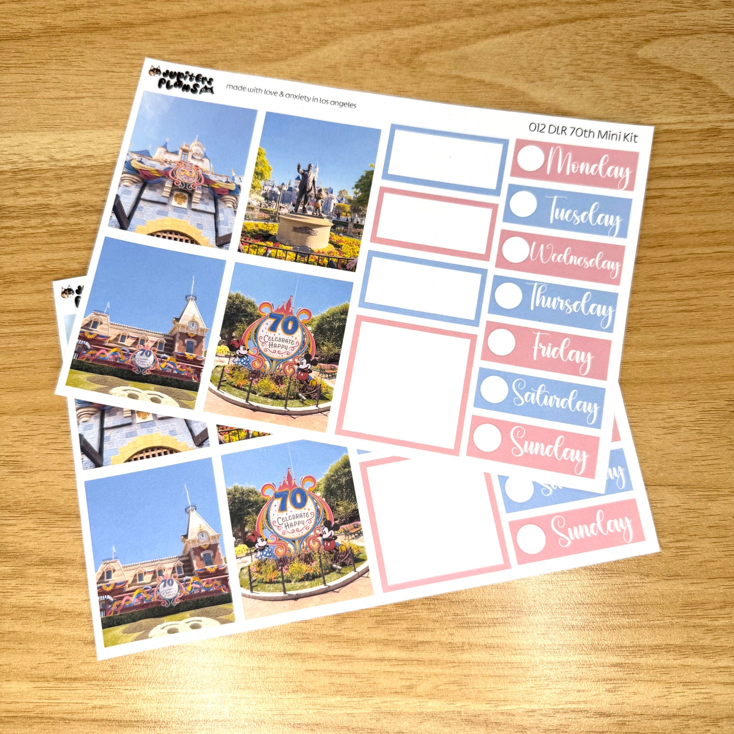 DLR 70th Anniversary Photo Mini Kit for Planners