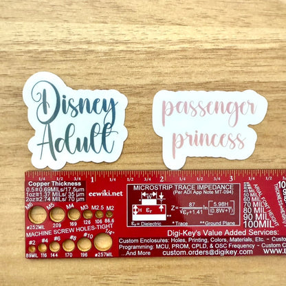 Disney Castle Holographic Mini Die Cut Set (Set of 5)