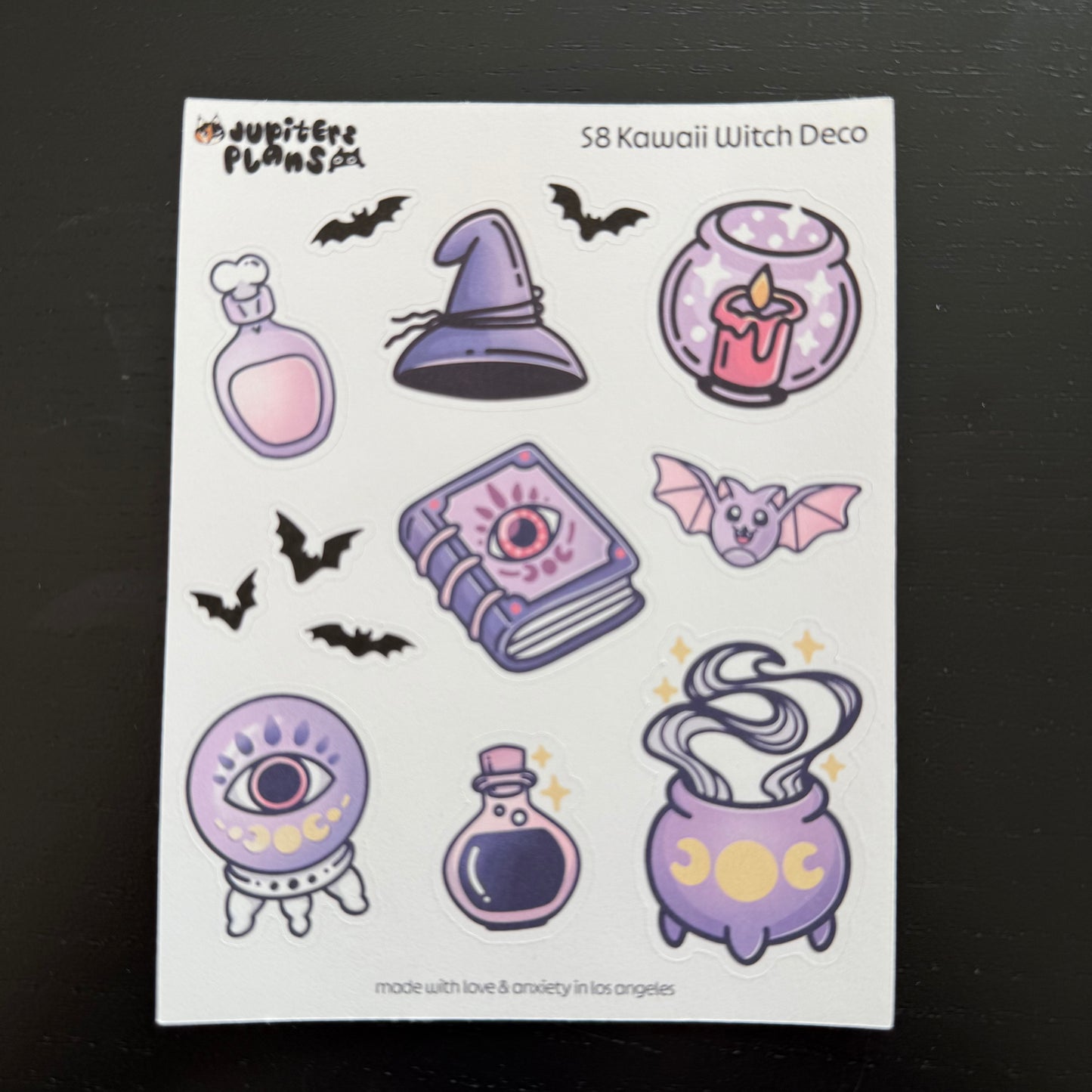 Kawaii Witch Decorative Sticker Sheet