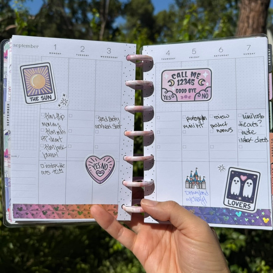 Kawaii Tarot and Ouija Decorative Sticker Sheet