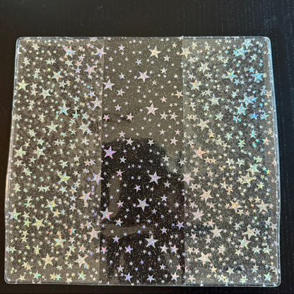 Hobonichi Weeks Jelly Glitter Star Clear Cover