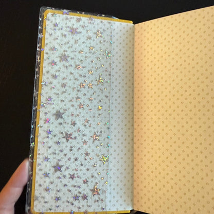 Hobonichi Weeks Jelly Glitter Star Clear Cover