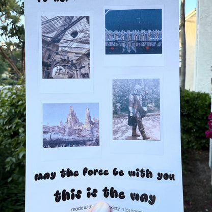 Galaxy's Edge Sticker Sheet: Star Wars Land Batuu Planner Stickers