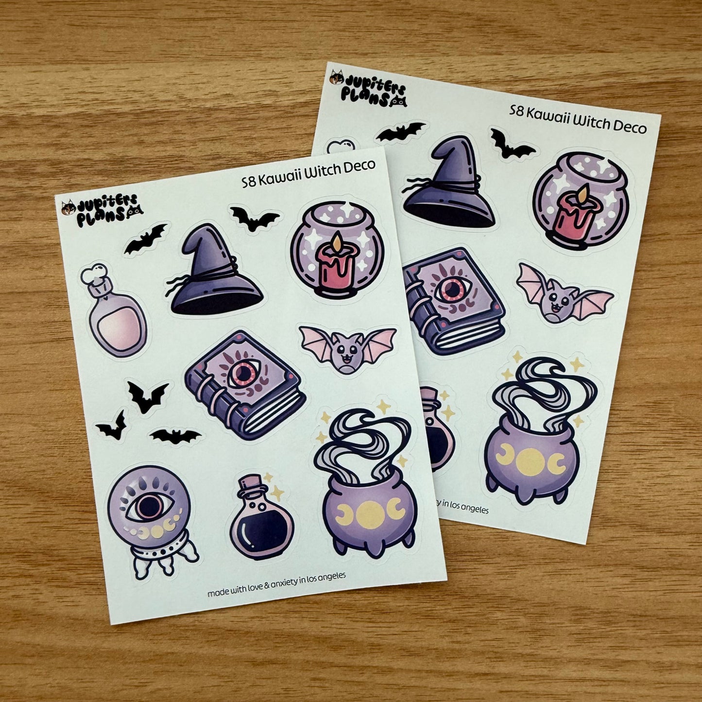 Kawaii Witch Decorative Sticker Sheet
