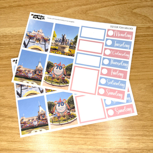 DLR 70th Anniversary Photo Mini Kit for Planners