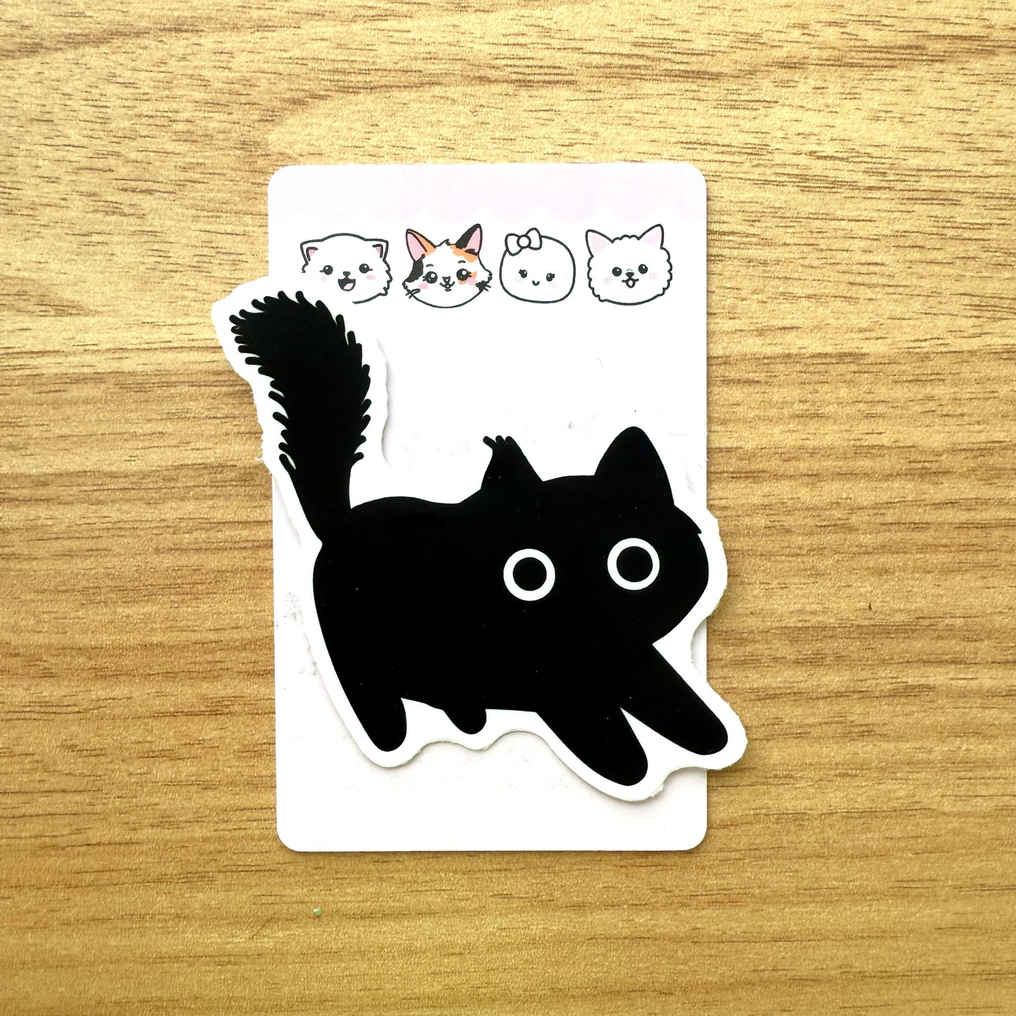 Midnight Black Cat Waterproof Vinyl Sticker