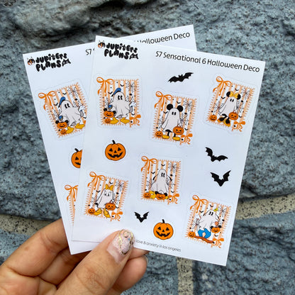 Mouse and Friends Ghost Halloween Deco Stickers