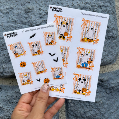 Mouse and Friends Ghost Halloween Deco Stickers